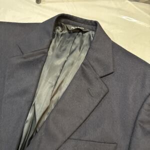 Jos A Bak Cashmere Blazer 41R Black Mens Sport Coat Two Button